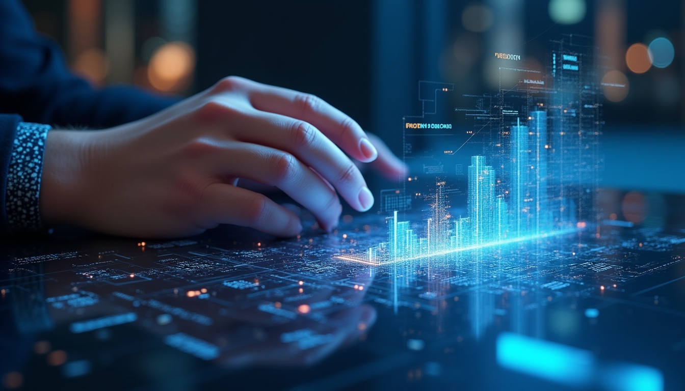 Ilustrație cu o carte de vizită digitală interactivă pe un smartphone, simbolizând conectivitatea modernă.